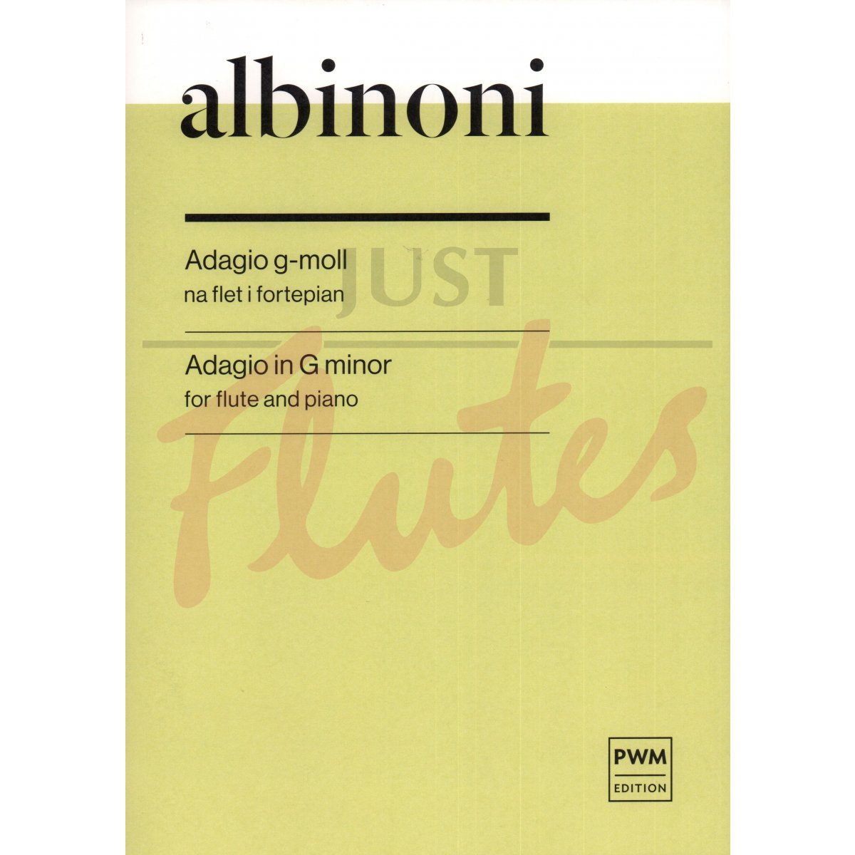 Adagio in G minor for Flute and Piano