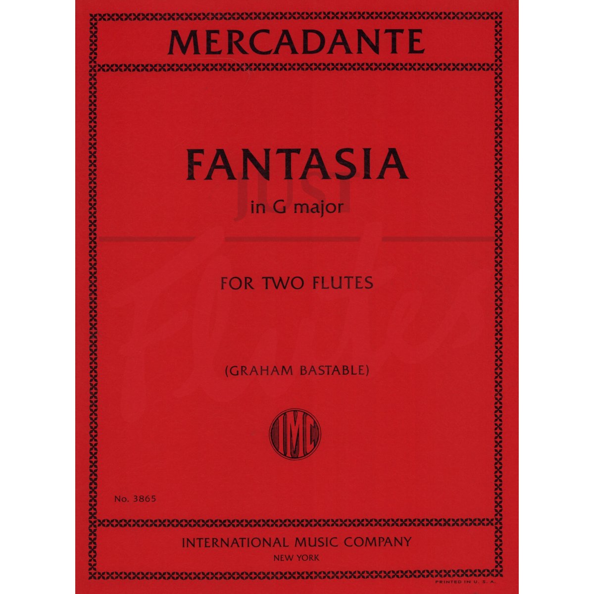 Fantasia in G major for Two Flutes