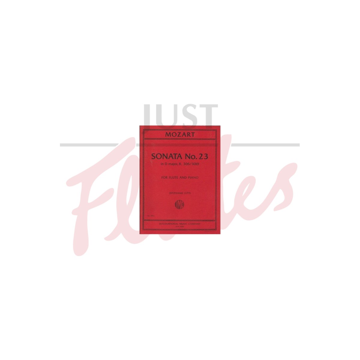 Sonata No. 23 in D major arranged for Flute and Piano