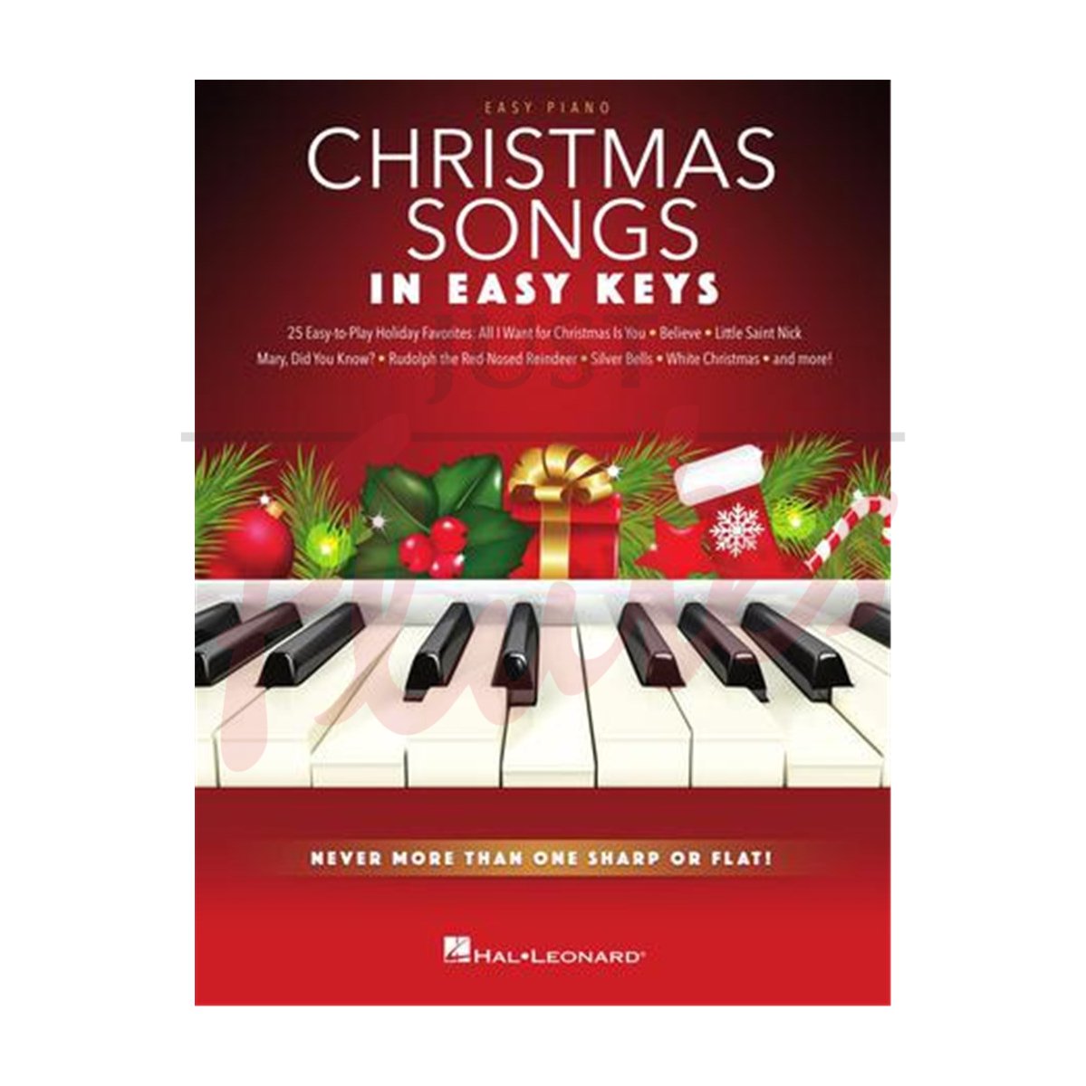 Christmas Songs in Easy Keys for Piano