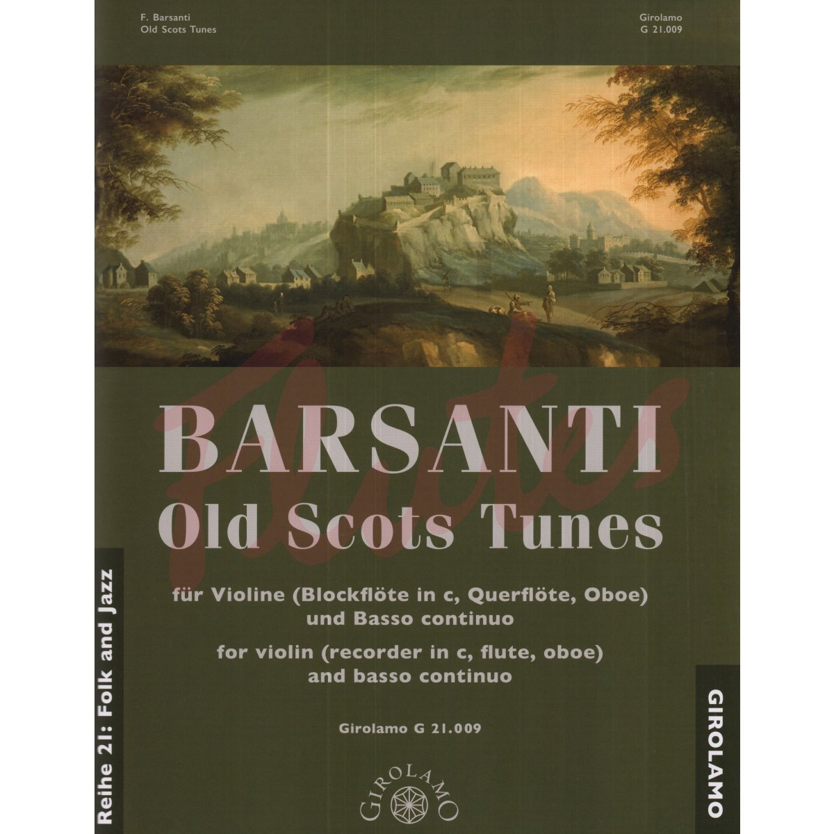 Old Scots Tunes for Flute/Violin/Oboe/Treble Recorder and Basso Continuo