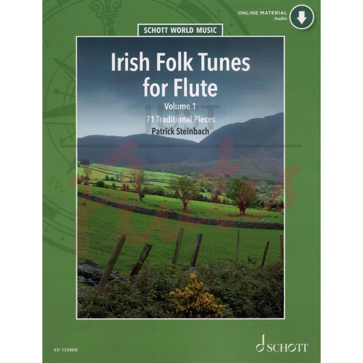 Irish Folk Tunes for Flute, Volume One (includes Online Audio) Edited by P.  Steinbach. Just Flutes