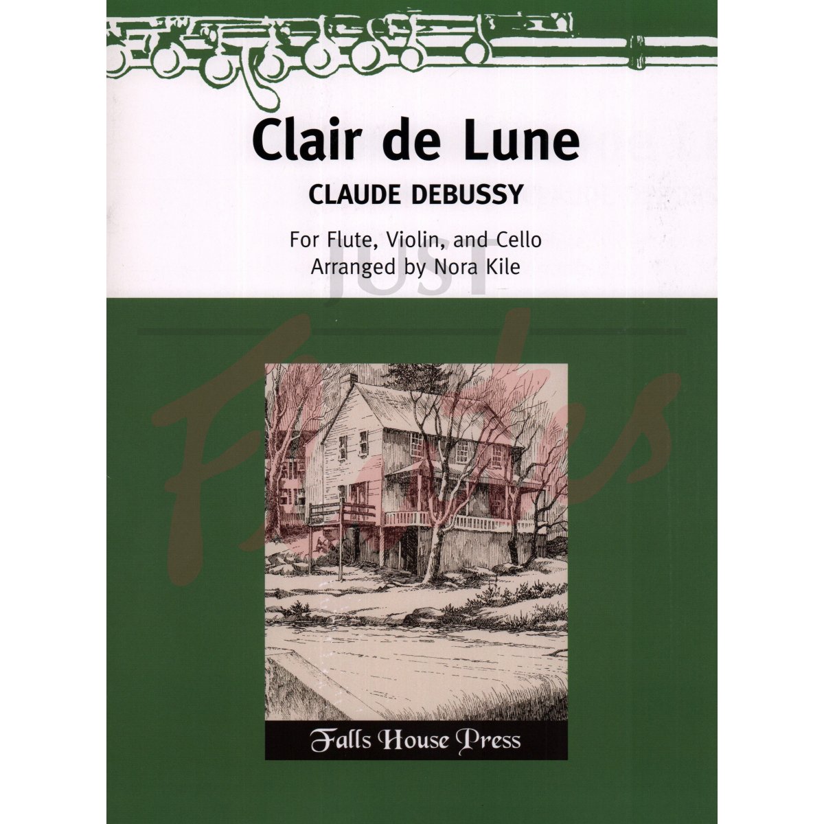 Claire De Lune for Flute, Violin and Cello