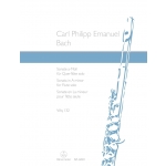 Image links to product page for Sonata in A minor for Solo Flute, Wq132