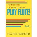 Image links to product page for Play Flute! A Course for Adult Beginners [Teacher's Book]