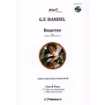 Image links to product page for Bourrée from Sonata No. 5 in G major for Flute and Piano, Op1 (includes CD)