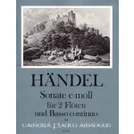 Image links to product page for Sonata in E minor for Two Flutes and Basso Continuo