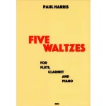 Image links to product page for Five Waltzes for Flute, Clarinet and Piano