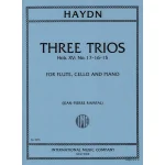 Image links to product page for Three Trios for Flute, Cello and Piano, Hob.XV: No. 15-17