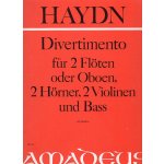 Image links to product page for Divertimento in D major for Two Flutes, Two Horns, 2 Violins and Bass