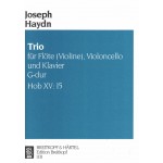 Image links to product page for Trio in G major for Flute, Cello and Piano, HobXV No15 