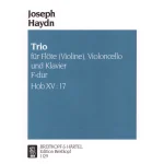 Image links to product page for Trio in F major for Flute, Cello and Piano, HobXV No17