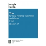 Image links to product page for Trio in F major for Flute, Cello and Piano, HobXV No17