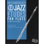 Image links to product page for 12 Intermediate Jazz Etudes for Flute