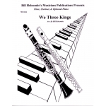 Image links to product page for We Three Kings for Flute, Clarinet and Piano