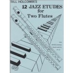 Image links to product page for 12 Jazz Etudes for Two Flutes (includes CD)