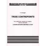 Image links to product page for Trois Contrepoints No. 3 'Canon Sur Bass Obstinee' for Piccolo, Cor Anglais, Violin and Cello