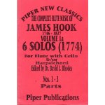 Image links to product page for 6 Solos (1774) Nos 1-3 Volume 1a for Flute with Cello &/or Harpsichord