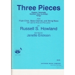 Image links to product page for Three Pieces for Flute Choir, Bass Clarinet and String Bass