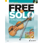 Image links to product page for Free to Solo for Flute or Violin (includes CD)
