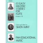 Image links to product page for 63 Easy Melodic Studies for Flute