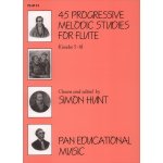 Image links to product page for 45 Progressive Melodic Studies for Flute