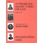 Image links to product page for 45 Progressive Melodic Studies for Flute
