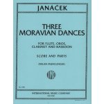 Image links to product page for Three Moravian Dances for Flute, Oboe, Clarinet and Bassoon