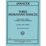 Image links to product page for Three Moravian Dances for Flute, Oboe, Clarinet and Bassoon
