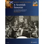 Image links to product page for 4 Scottish Sonatas for Flute/Violin and Keyboard, with optional Cello/Bassoon (includes CD)