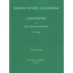 Image links to product page for Concertino in F major for Flute, Oboe and Piano Reduction