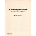 Image links to product page for Three Songs for Flute, Cello, Bass and Piano