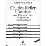 Image links to product page for 3 Fantaisies for Solo Flute, Op51