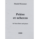 Image links to product page for Priere et Scherzo for Bass Flute and Piano