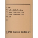 Image links to product page for Virtuoso Studies for Flute, Op. 75 Vol. 3