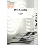 Image links to product page for Three Sonatas for Solo Flute