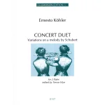 Image links to product page for Concert Duet: Variations on a Melody by Schubert for Two Flutes, Op67