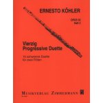 Image links to product page for 40 Progressive Duets, Vol. 2 for Two Flutes, Op55