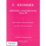 Image links to product page for Sinfonia Concertante in D major for Flute, Clarinet, Violin with piano reduction, Op80