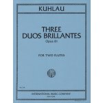 Image links to product page for Three Duos Brillantes for Two Flutes, Op81