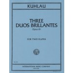 Image links to product page for Three Duos Brillantes for Two Flutes, Op81