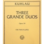 Image links to product page for Three Grande Duos for Two Flutes, Op. 39
