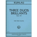 Image links to product page for Three Duos Brilliantes for Two Flutes, Op102