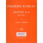 Image links to product page for Quintet in A major for Flute and Strings, Op51/3