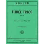 Image links to product page for 3 Flute Trios, Op13