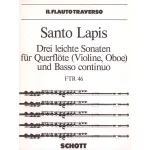 Image links to product page for Three Easy Sonatas from Opus 1 for Flute (or Violin or Oboe) and Basso Continuo