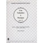Image links to product page for Une Tabatière à Musique for Six Mixed Flutes, Glokenspiel and Harp, Op32