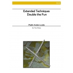 Image links to product page for Extended Techniques Double the Fun for Two Flutes