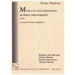 Image links to product page for Musica Su Due Dimensions for Solo Flute and Electronics