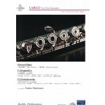 Image links to product page for Largo: 12 Works by Elgar, Burgmüller & Tchaikovsky for Flute Ensemble